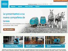Tablet Screenshot of es.tennantco.com
